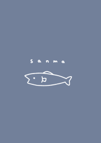 ปลาซัมมะ /gray blue