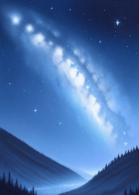 Mountain, Sea, and Moonlit Night 3f8339