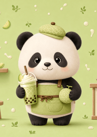 熊貓哈密瓜牛奶