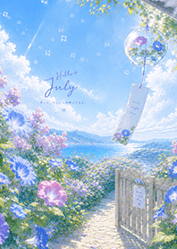 -✧きっと、いいこと待ってる7月-✧（朝顔）