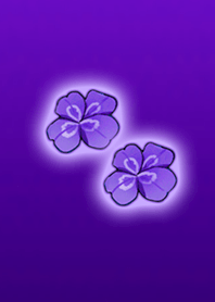 Super Lucky Clover Purple