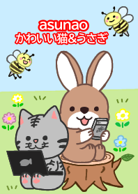 asunao 很可愛的貓&兔兔  LINE主題