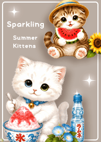 A Sparkling Summer Kitten brown