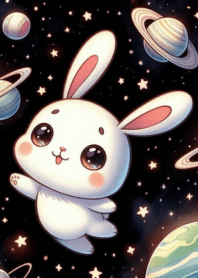 A cute little round rabbit galaxy n.20