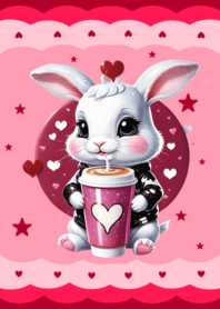 กระต่ายน้อยน่ารัก red