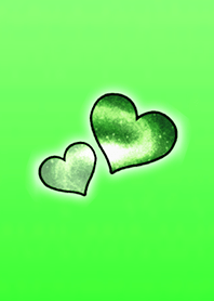 Galaxy Heart Green