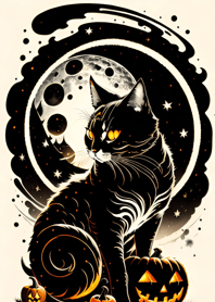 halloween cat 766DCf