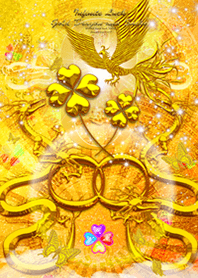 Infinite Dragon Phoenix Clover Gold