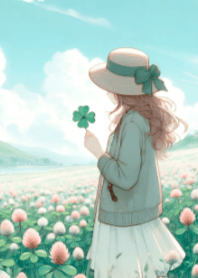 Cute Girl and a Clover V.23 - jp