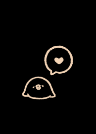 Chill out chick.(black4-02)