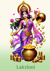Goddess Lakshmi, trade, wealth+
