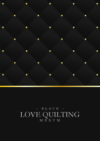LOVE-QUILTING BLACK 2