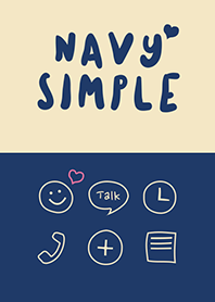 Navy Simple Icon Theme