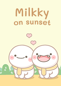 Milkky on sunset!
