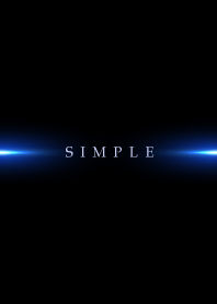 SIMPLE BLUE LIGHT -BLACK- 21
