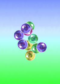 カラフルビー玉パープル