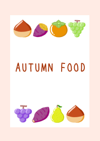 AUTUMN FOOD Theme-LIGHT PINK