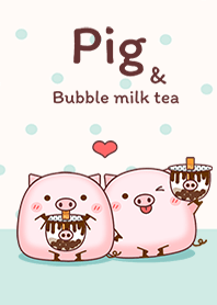 Pig & Bubble milk tea