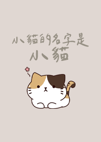 小貓的名字是小貓