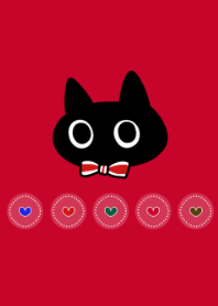 Dark cat Bow tie