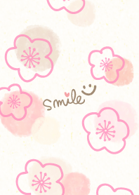 Plum blossom watercolor8 from Japan