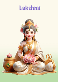 Lakshmi receives wealth and wealth.