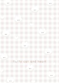 brown Fluffy cat heart 02_2