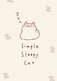 Simple sleepy cat.