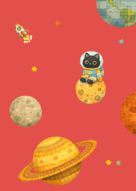 Space Cat01 red