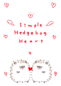 simple Hedgehog heart