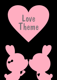 LOVE THEME Pink and Black 87