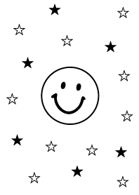 Smile - white star-