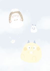 小糯米 : 棉花糖雲朵
