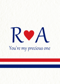 R&A Initial -Red & Blue-