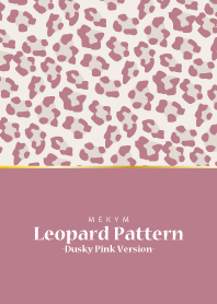 Leopard Pattern -Dusky Pink Version-