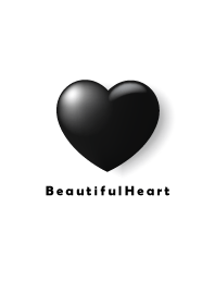 Beautiful Heart - BLACK PLUMP