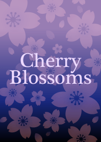Cherry Blossoms6(purple&black)