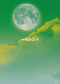 黄緑 : 月と空