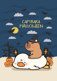 คาปิบาร่าน่ารัก : สุขสันต์วันฮาโลวีน :)