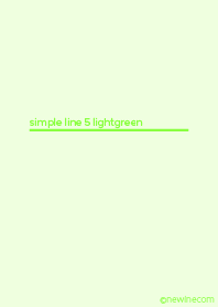 simple line 5 lightgreen