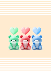 Three Toy Bears