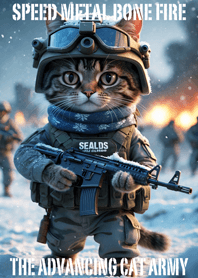 The advancing cat army 32