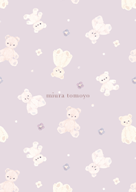 テディベア-すみれ色