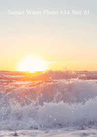 Sunset Water Photo #34 Not AI