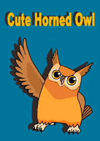 Cute Horned Owl
