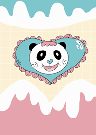Ice cream panda, mi-mi-mi.