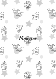 Monster and Sweets -white-