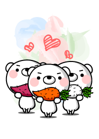 たくみの着せ替え、野菜も添えて