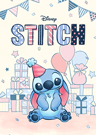 Stitch (Party) – LINE theme