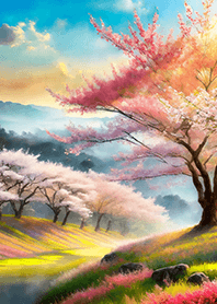 Beautiful real scenery(Spring-477)